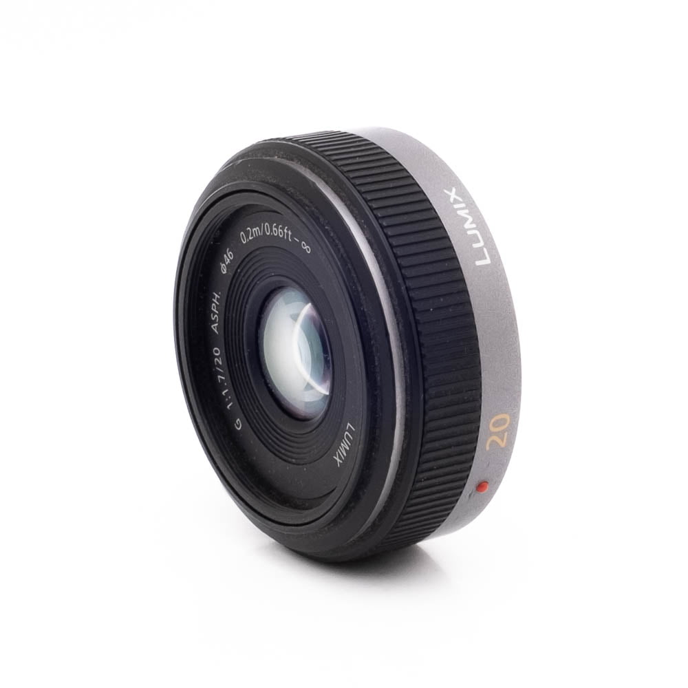 Panasonic Lumix G 20mm f17-2 Panasonic Lumix G 20mm f/1.7 - Käytetty