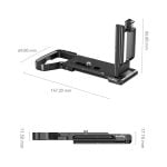 SmallRig 3984 Foldable L-Bracket for Sony A7 IV, A7R V & A7S III Kuvauskehikot / Caget 6