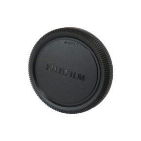 x-series_runkotulppa Musta Fujifilm X-sarjan runkotulppa, jossa on kuvioitu reuna ja FUJIFILM-kuvio keskellä, näkyy valkoista taustaa vasten.