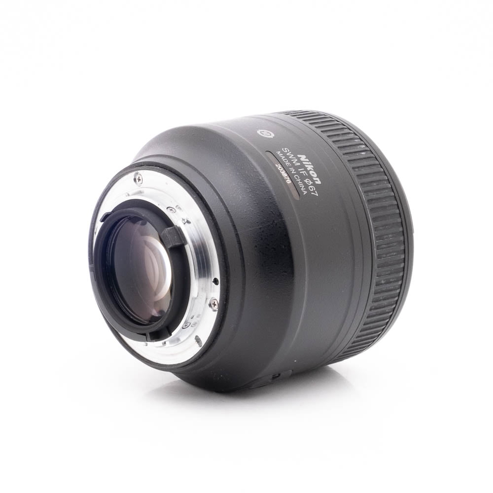 Nikkor 85mm f18G 3876-1 Nikon AF-S Nikkor 85mm f/1.8 G - Käytetty