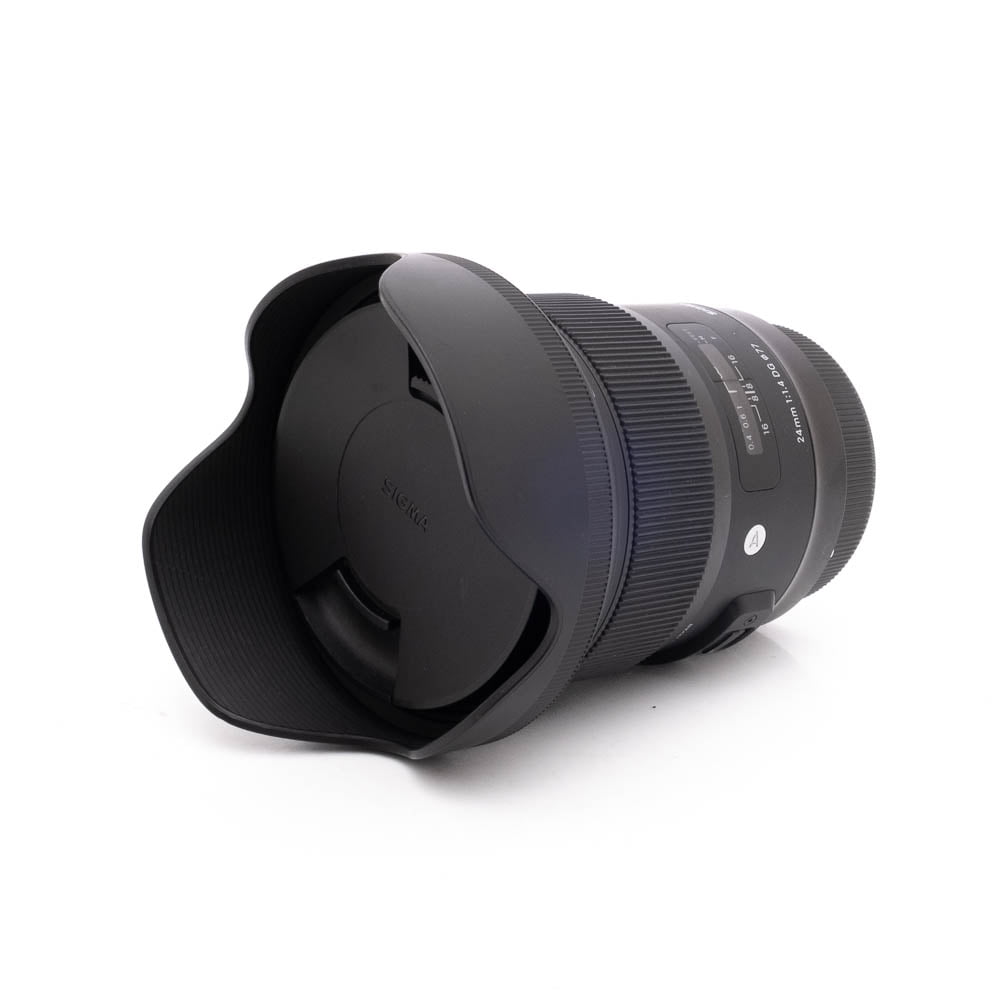 Sigma 24mm f14 DG Canon-3 Sigma Art 24mm f/1.4 DG Canon EF (sis.ALV24%) - Käytetty
