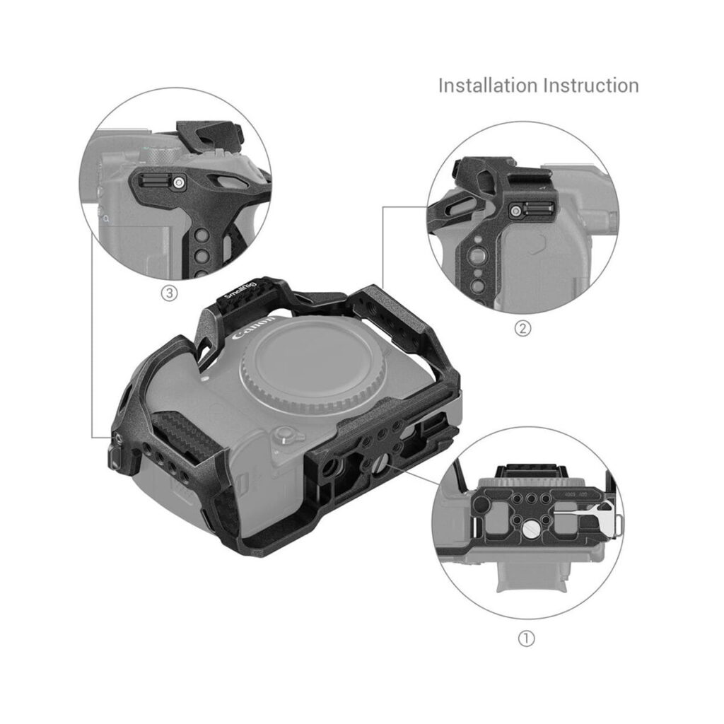 SmallRig 4003-3 SmallRig 4003 Black Mamba Cage For Canon EOS R7