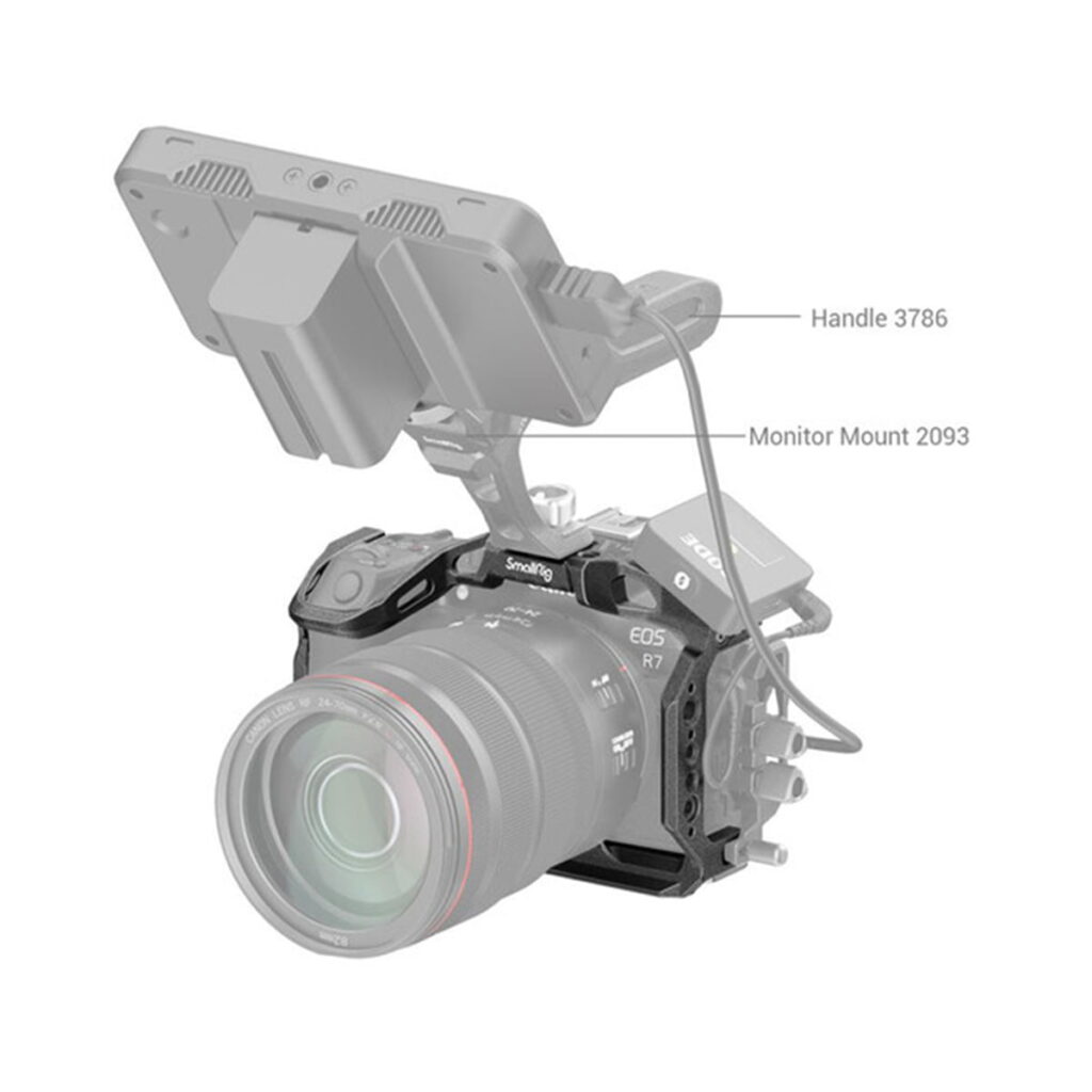 SmallRig 4003-5 SmallRig 4003 Black Mamba Cage For Canon EOS R7