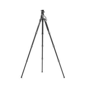 Smallrig 3760-7 SmallRig 3760 Video Tripod CT180, jossa on kolme pidennettyä jalkaa ja keskimmäinen kiinnityslevy, seisoo pystyssä valkoista taustaa vasten.