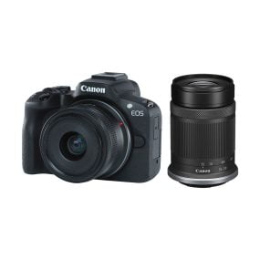 Canon EOS R50 + RF-S 18-45mm F4.5-6.3 IS STM + RF-S 55-210mm F5-7.1 IS STM Kamerat
