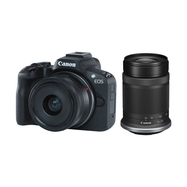 Canon EOS R50 + RF-S 18-45mm F4.5-6.3 IS STM + RF-S 55-210mm F5-7.1 IS STM Canon järjestelmäkamerat 3