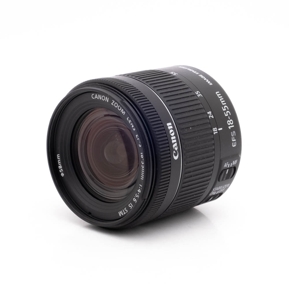 Canon 18-55mm f4-56 IS STM-2 Canon EF-S 18-55mm f/4-5.6 IS STM - Käytetty