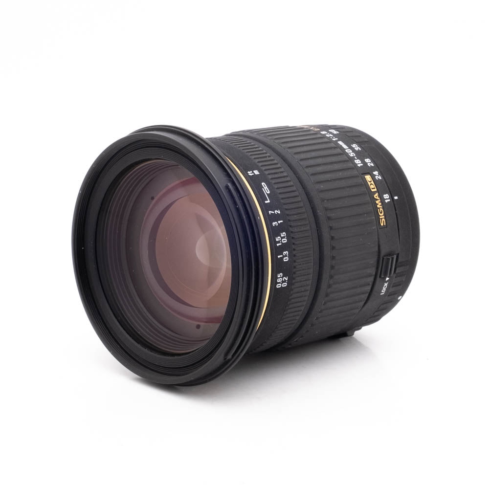 Sigma 18-50mm f28 EX Macro DC Canon-2 Sigma DC 18-50mm f/2.8 EX Macro Canon EF-S - Käytetty