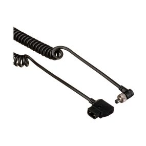 Atomos D-Tap to DC Locked connector Barrel Coiled Cable for Battery Eliminator and all Recorders Akut ja laturit kameroihin