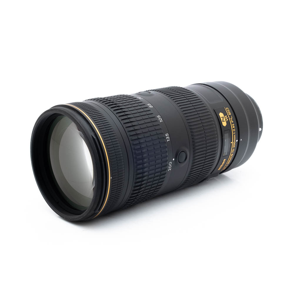 Nikkor 70-200mm f28E FL ED VR-2 Nikon AF-S Nikkor 70-200mm f/2.8E FL ED VR (takuu 12kk) - Käytetty