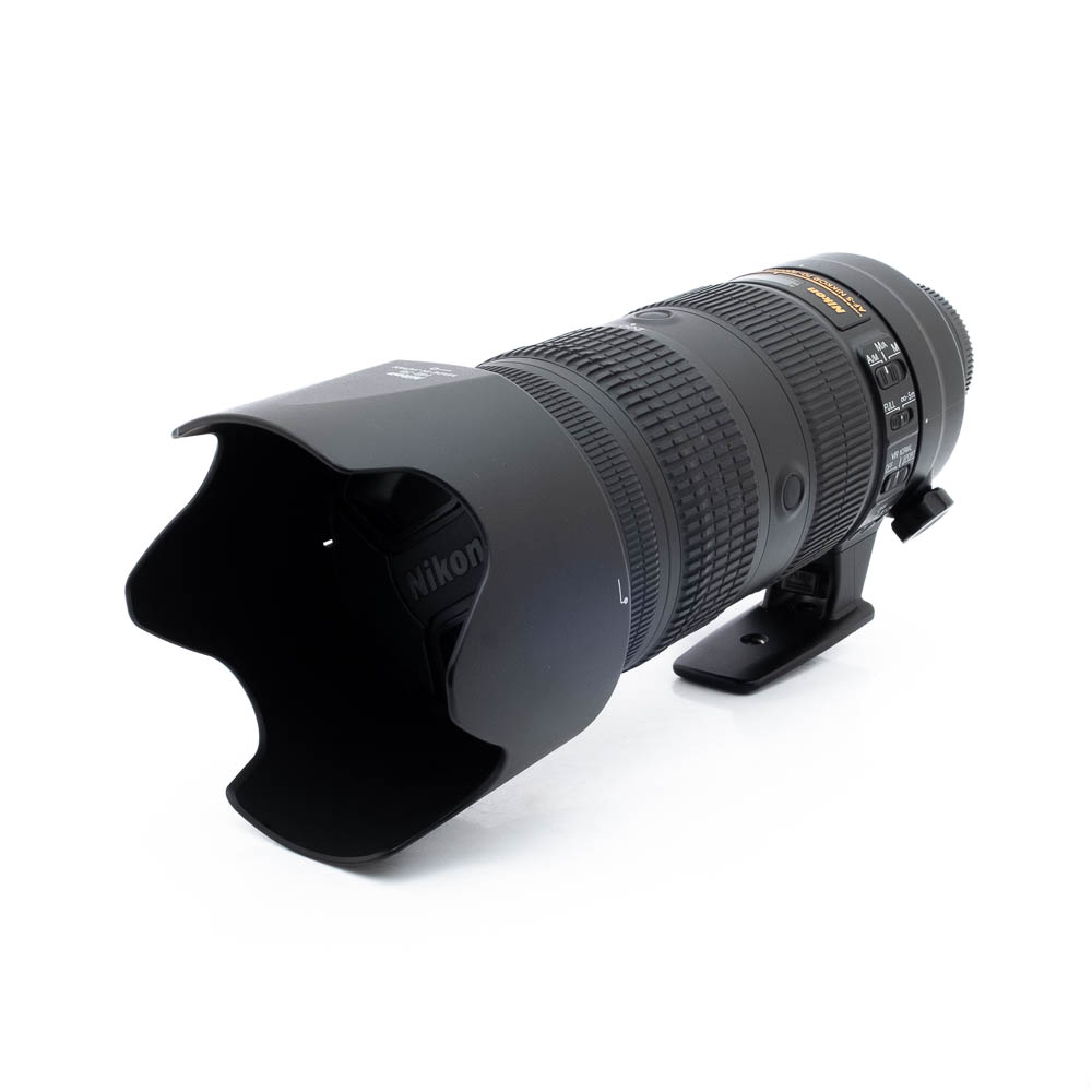 Nikkor 70-200mm f28E FL ED VR-3 Nikon AF-S Nikkor 70-200mm f/2.8E FL ED VR (takuu 12kk) - Käytetty
