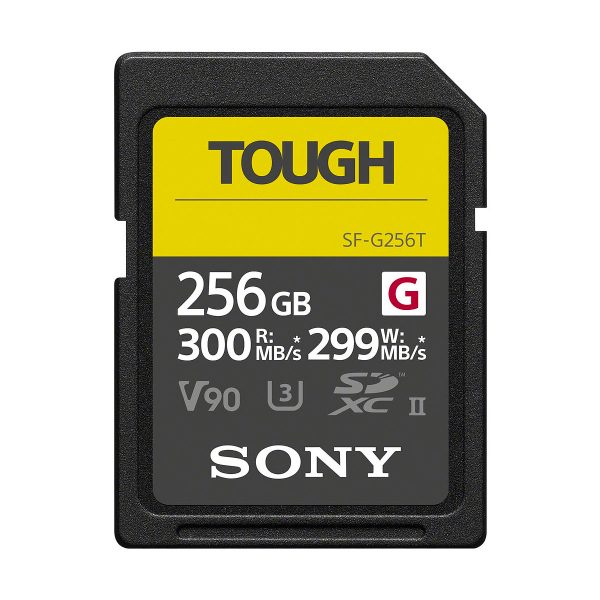 SONY Pro Tough SD 256GB 18x stronger UHS-II R300 W299 V90 Kameratarvikkeet 3