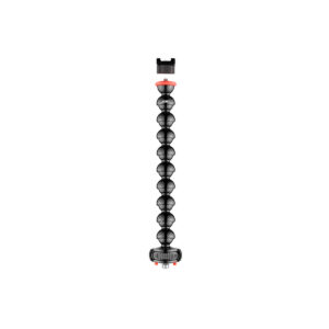 JOBY GorillaPod Arm Kit PRO2 JOBY GorillaPod Arm Kit PRO Musta on joustava musta kolmijalka, jossa on pallonivelet, punaiset korostukset ja yläreunan kiinnitysruuvi kameroiden tai lisävarusteiden kiinnittämistä varten.