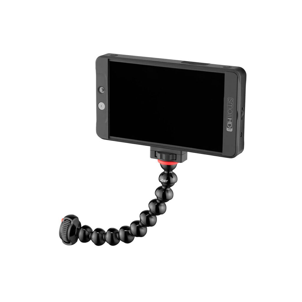 JOBY GorillaPod Arm Kit PRO4 JOBY GorillaPod Arm Kit PRO Musta on kompakti monitorikiinnike, jossa on joustava, segmentoitu kolmijalka ja pallonivel säädettävää asentoa ja vakautta varten.