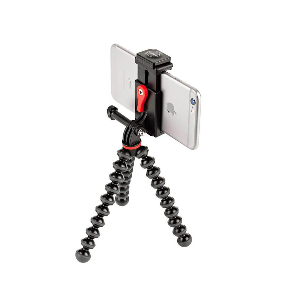 JOBY Grip Tight Action1 JOBY Grip Tight Action Jalusta Puhelimelle Musta/Harmaa