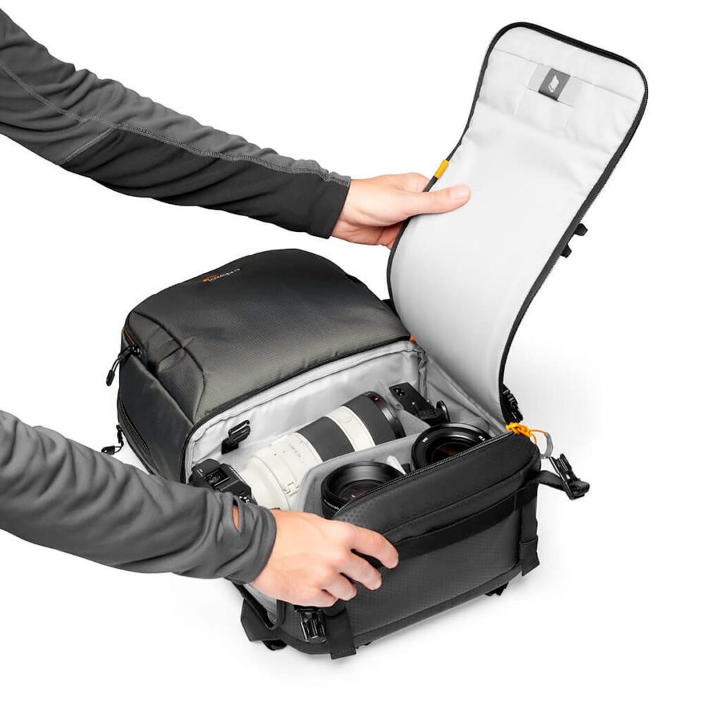 Lowepro-Fastpack-BP-250-AW-III-Harmaa-6 Lowepro Fastpack BP 250 AW III -kamerareppu, harmaa