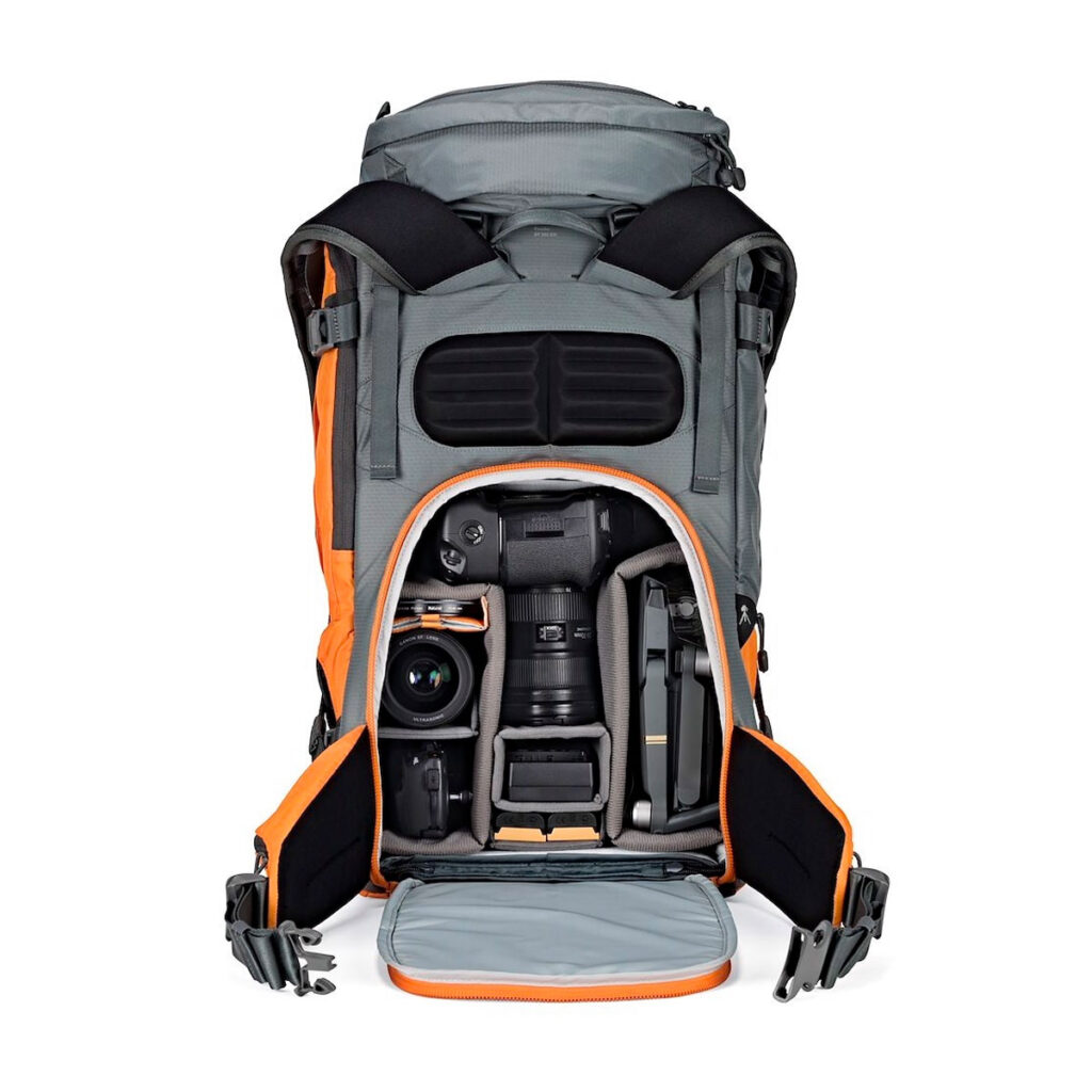 Lowepro-Powder-BP-500-AW-HarmaaOranssi-7 Lowepro Powder BP 500 AW Harmaa/Oranssi
