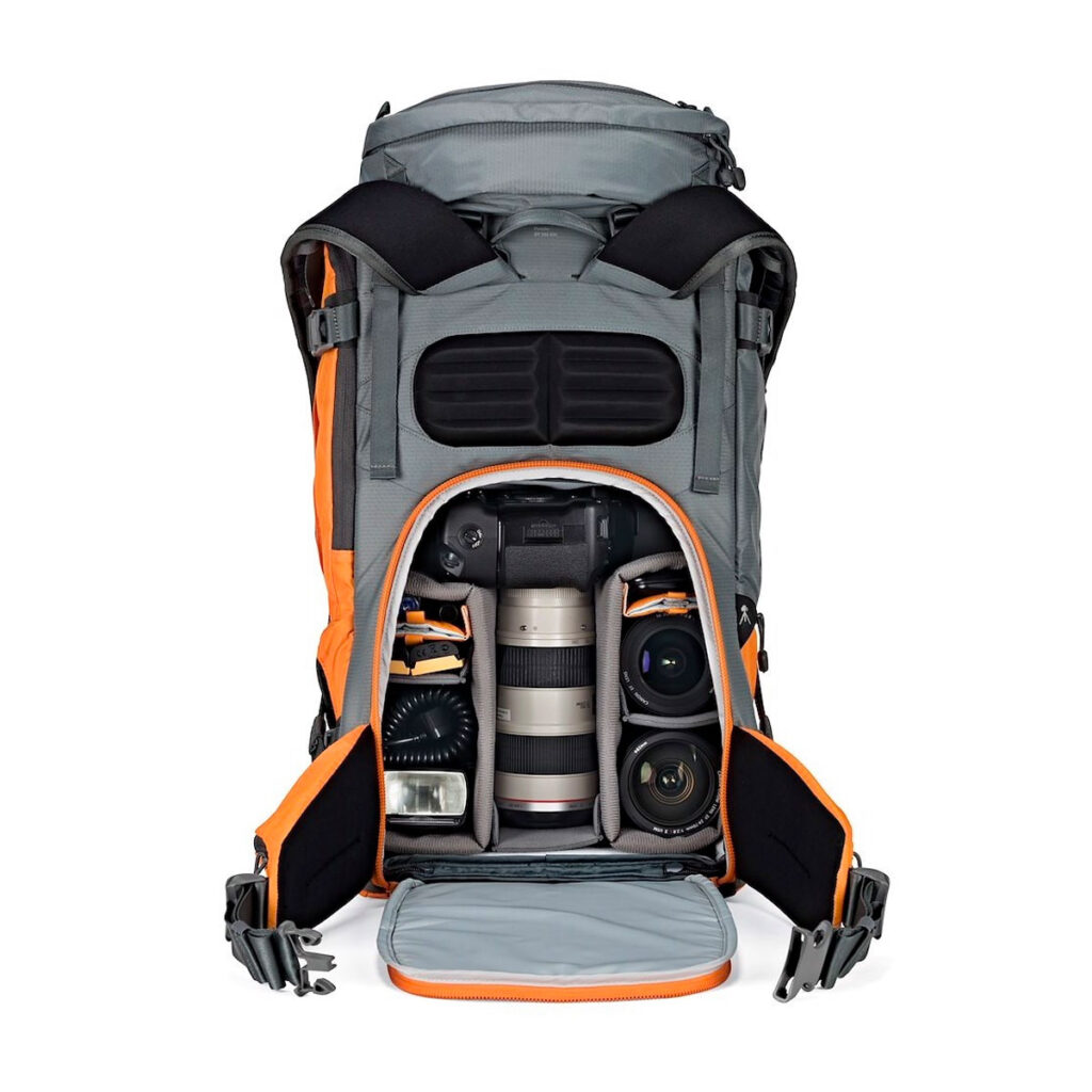 Lowepro-Powder-BP-500-AW-HarmaaOranssi-9 Lowepro Powder BP 500 AW Harmaa/Oranssi