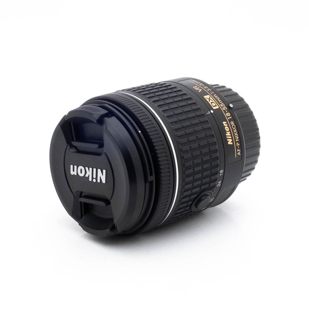 Nikon 18-55mm f35-56G DX VR-3-2 Nikon AF-P Nikkor 18-55mm f/3.5-5.6G VR DX (sis.ALV24%, Kunto K5) - Käytetty