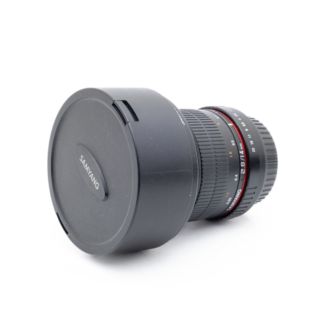 Samyang 14mm f2.8 ef-1 Samyang 14mm f/2.8 AS IF UMC Canon EF - Käytetty