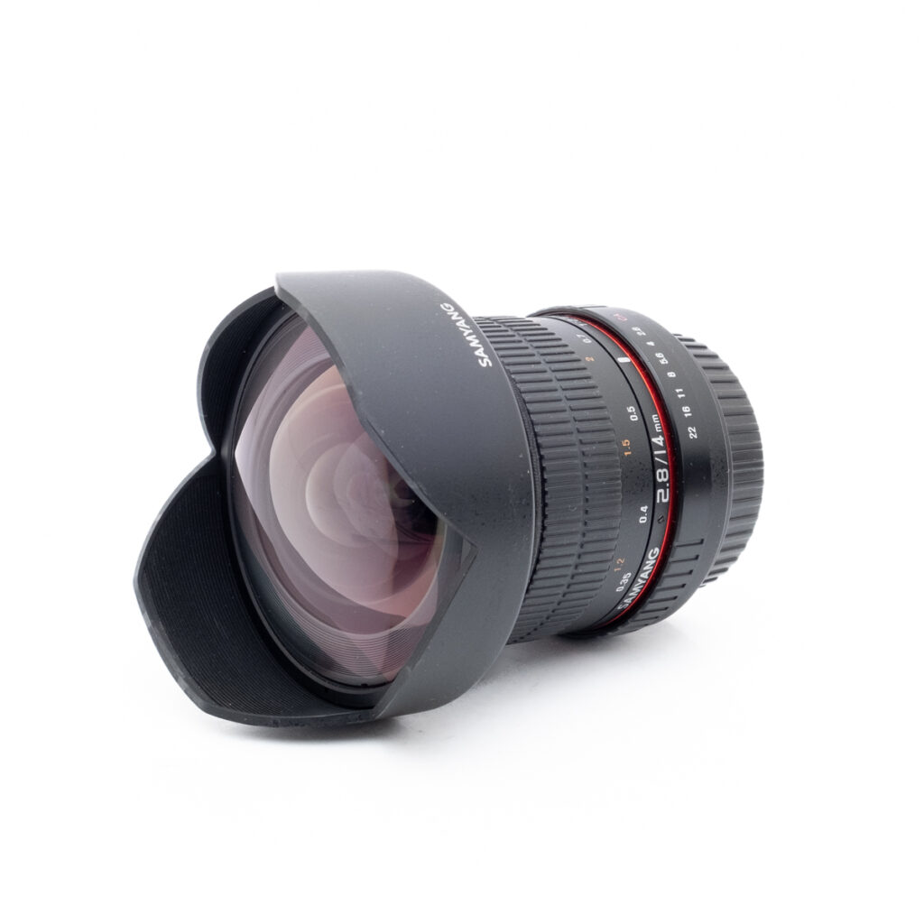 Samyang 14mm f2.8 ef-2 Samyang 14mm f/2.8 AS IF UMC Canon EF - Käytetty