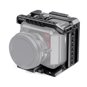 SmallRig-2372 SmallRig 2372B Cage for Z CAM E2C asennetaan digitaalikameran ympärille ja tarjoaa kiinnityspisteitä ja suojaa samalla, kun objektiivi ja kameran osat jäävät näkyviin.