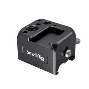 SmallRig-3025 SmallRig 3025 -kiinnityslevy DJI Ronin RS 2/ RSC 2/ RS 3/ RS 3 Pro/ RS 3 mini -laitteille on musta metallinen lisävaruste, jossa on SmallRig-logo, kierteitetyt reiät ja pikakiinnitysaukko.