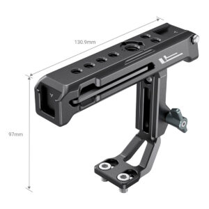 SmallRig-3082-2 Musta metallinen SmallRig 3082 Top Handle on suunniteltu Sony XLR K1M/K2M/K3M ja Panasonic XLR1 -adaptereille.