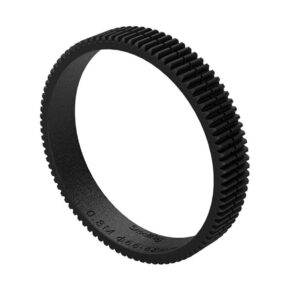 SmallRig-3292 SmallRig 3292 Focus Gear Ring Seamless 66-68mm is a black, round gear ring with evenly spaced outer teeth, shown slightly skewed against a white background.