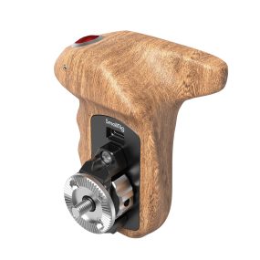 SmallRig 3324 Rosette Right-Side Wood Handle with Record Start/Stop Remote Trigger Otekahvat kameroille
