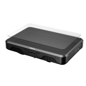 SmallRig-3455 SmallRig 3455 -näytönsuoja Atomos Shinobi 7:lle on läpinäkyvä lasipaneeli, joka on suunniteltu lepäämään hieman laitteesi näytön yläpuolella ja tarjoaa kestävän suojan tukkimatta tuuletusaukkoja tai painikkeita.