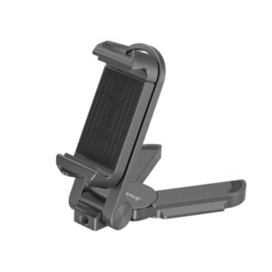 SmallRig-3727 SmallRig 3727 Universal Smartphone Holder Grey on harmaa, säädettävä, kokoontaitettava jalusta, jossa on kehto ja tukeva jalusta, joka pitää älypuhelimen pystyssä eri kulmissa.