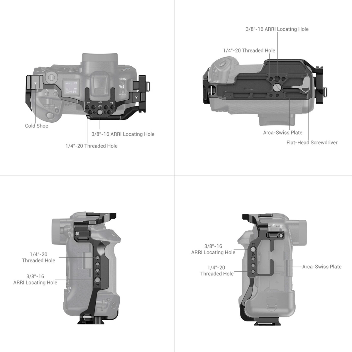 [EOL] SmallRig 3884 Cage for Canon EOS R3 - 146770 | Foto Monza