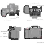 SmallRig 3890 Black Mamba Cage for Canon EOS R5C Kuvauskehikot / Caget 7