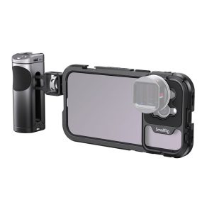 SmallRig 4099 Mobile Video Cage Kit (Single Handheld) for iPhone 14 Pro Max Kotelot puhelimille