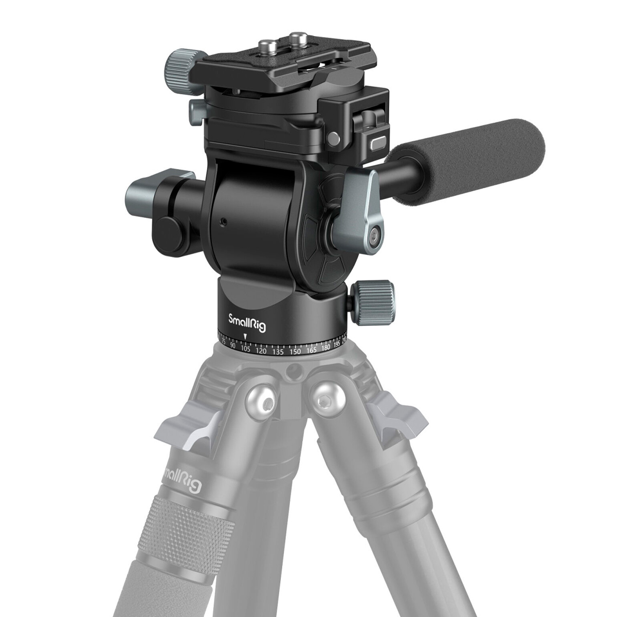SmallRig 4104 Video Head with Mount Plate for Vertical Shooting -videopää