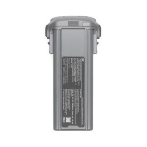 DJI Intelligent Flight Battery for Air 3 4 DJI Intelligent Flight Battery for Air 3 -akku on harmaa, suorakulmainen lennokin akku, jossa on musta etiketti, jossa on valkoinen teksti ja QR-koodi ylhäältäpäin valkoisella pohjalla.