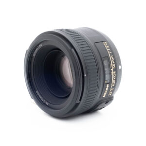 Nikon 50mm f18G-2-3 Nikon AF-S Nikkor 50mm f/1.8 G (Kunto K5) - Käytetty