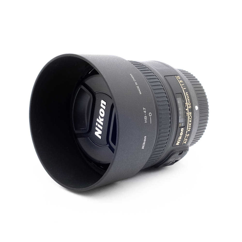 Nikon 50mm f18G-3-3 Nikon AF-S Nikkor 50mm f/1.8 G (Kunto K5) - Käytetty