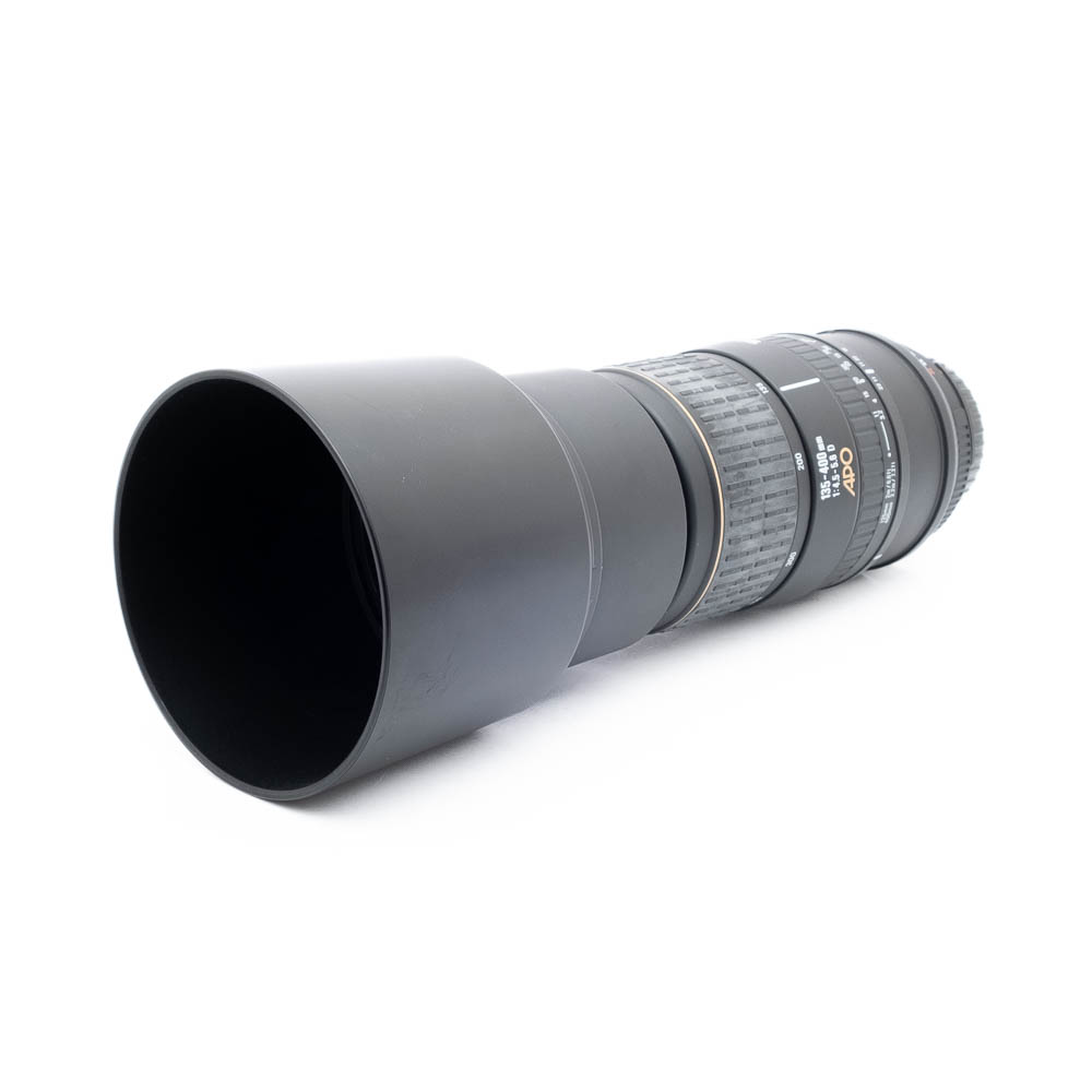 Sigma 135-400mm f45-56D APO-3 Sigma 135-400mm f/4.5-5.6D APO Nikon F - Käytetty
