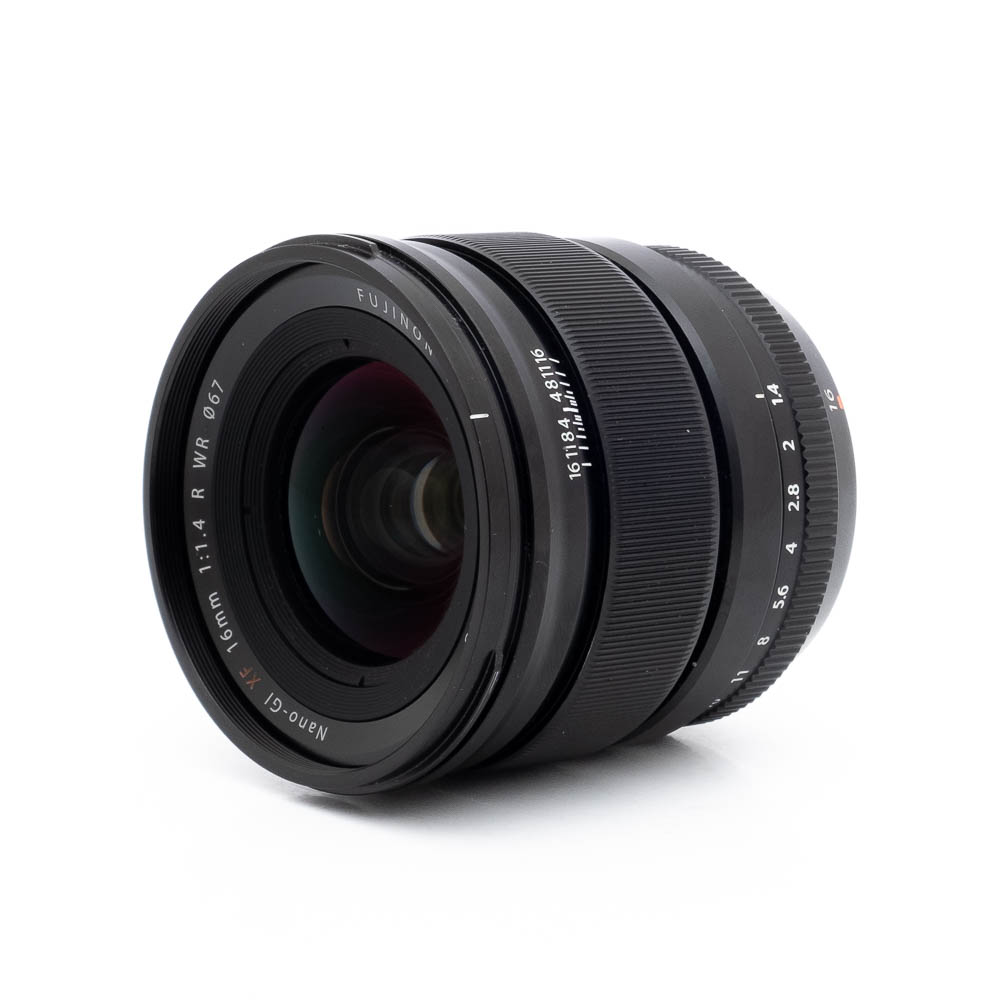 Fujifilm 16mm f14 R WR-2 Fujifilm Fujinon XF 16mm f/1.4 R WR - Käytetty