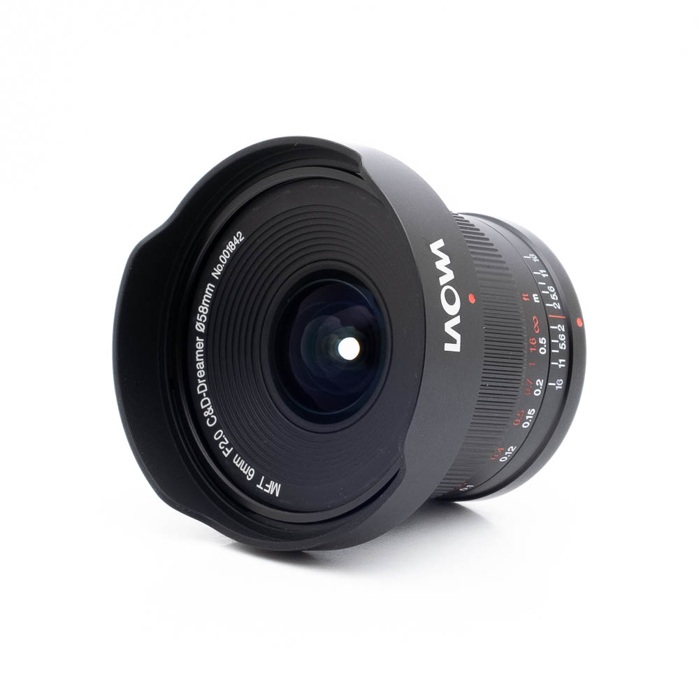 Laowa 6mm f/2 MFT (sis.ALV24%, Kunto K5) - Käytetty