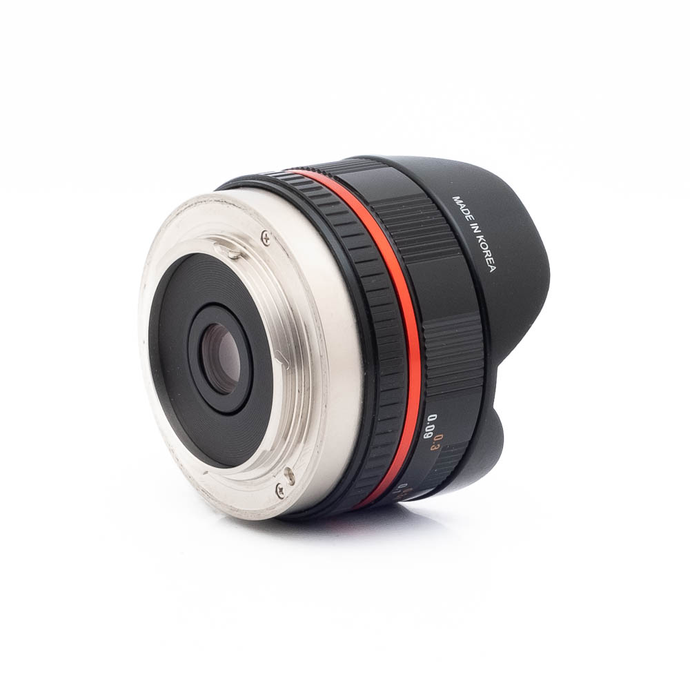 Samyang 7 5mm f35 UMC Fish-Eye-1 Samyang 7.5mm f/3.5 Fisheye MFT - Käytetty