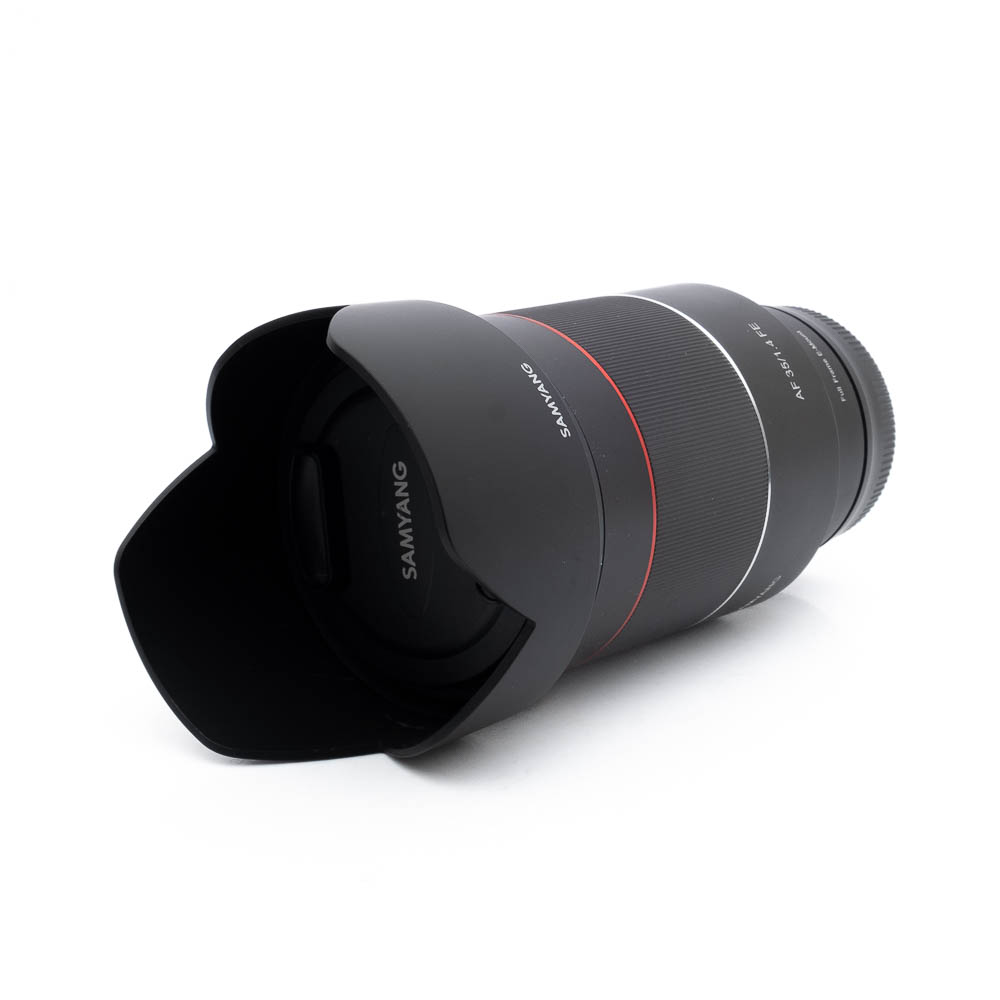 Samyang AF 35mm f14 Sony FE-3 Samyang AF 35mm f/1.4 Sony FE - Käytetty