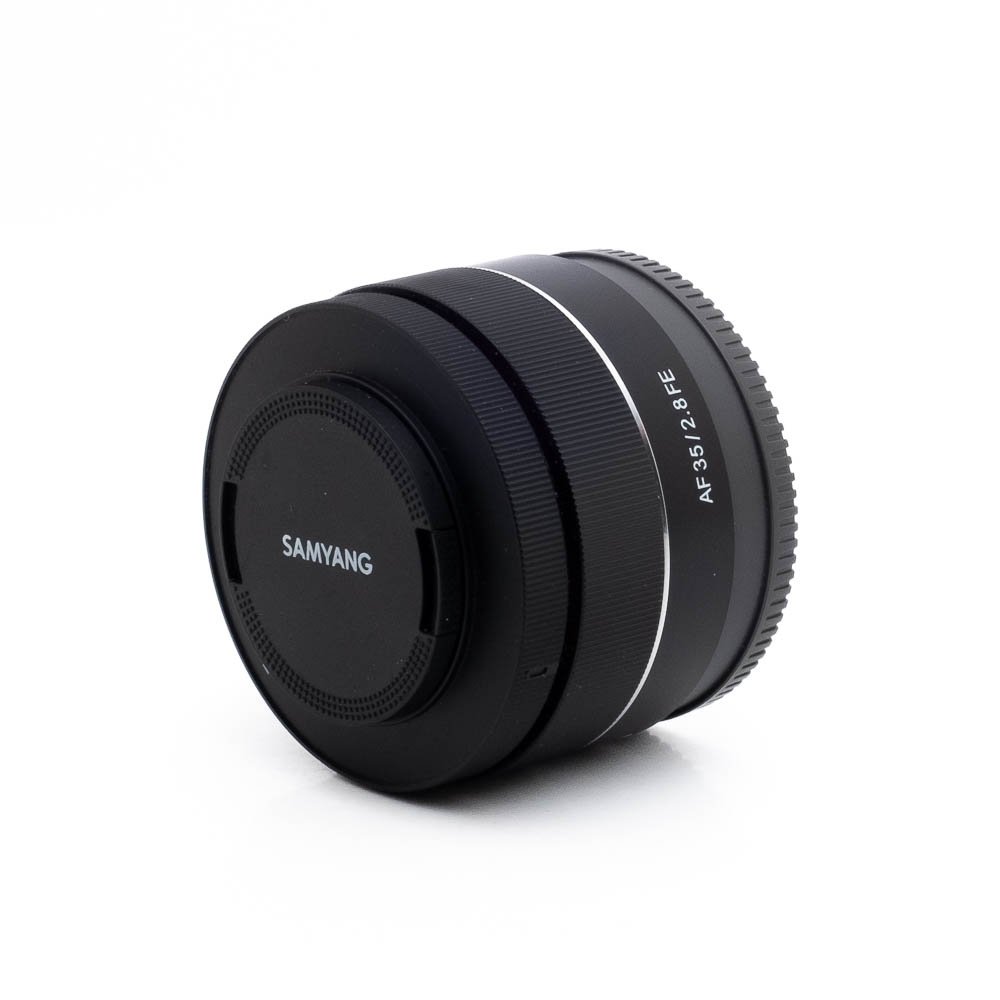 Samyang AF 35mm f28 Sony FE-3 Samyang AF 35mm f/2.8 Sony FE - Käytetty