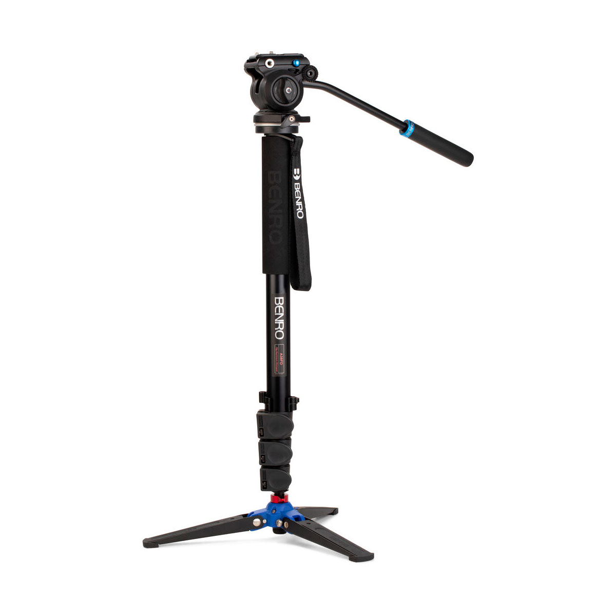 Benro Monopod Kit Alu A38F + S2 PRO Head -videomonopodi