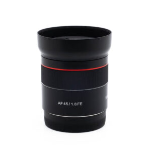 Samyang 45mm f18 Sony-2 Samyang AF 45mm f/1.8 Sony E (Kunto K5) - Käytetty