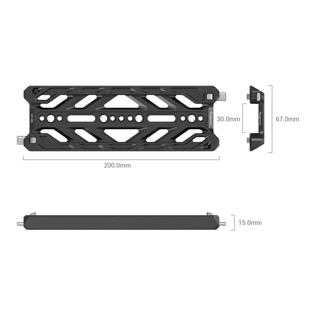 SmallRig-3770-3 SmallRig 3770 ARRI Dovetail Plate 8" / 20cm Lightweight