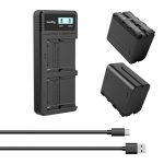 SmallRig 3823 NP-F970 Battery & Charger Kit Akut ja laturit kameroihin 4