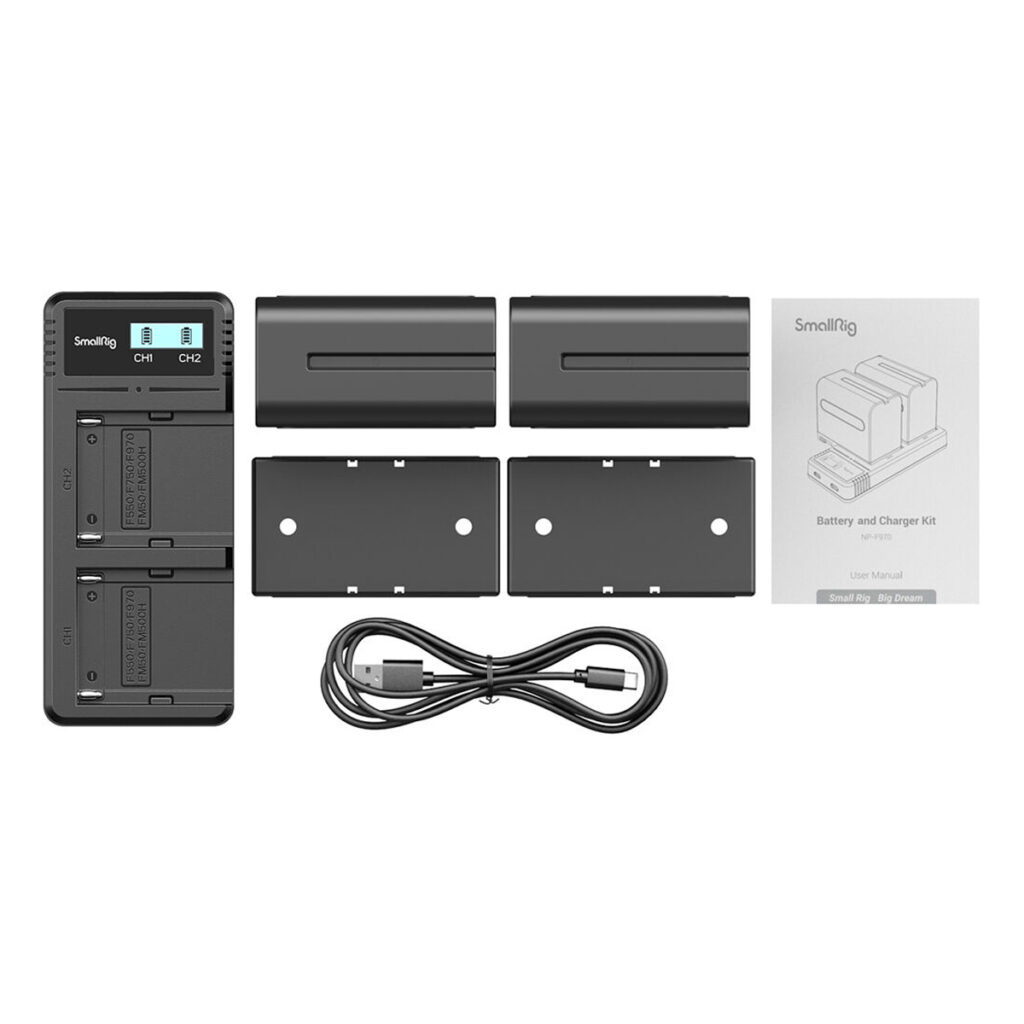 SmallRig-3823-3 SmallRig 3823 NP-F970 Battery & Charger Kit